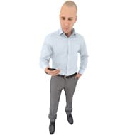 Man checking text HD