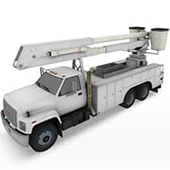 Utility Truck with basket