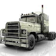 Long Nose Rusty Truck