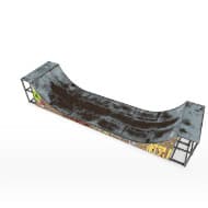 Skate Park huge pipe rusty