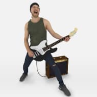 Rock Guitar Player