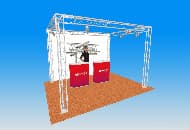 Truss system 4m x 3m x 2.5m high truss system