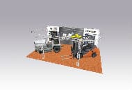 7.5m x 4.6m exhibition gantry stand