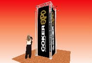 Light gantry tower display in system 35 trio