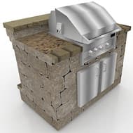 Belgard Stove Cabinet 60 inches
