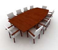 Conference Table W 10 chairs